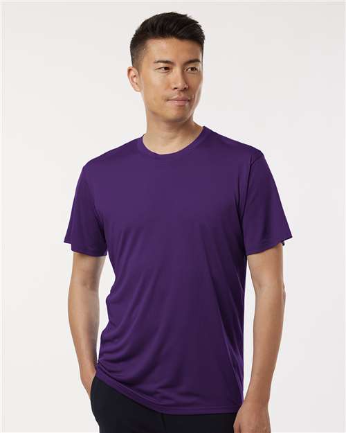 AllPro 48000 Men's Pro-Lock Performance T-Shirt - Purple - model front