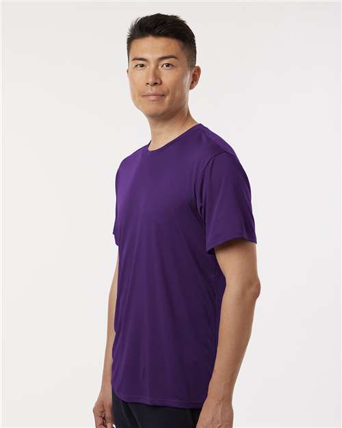 AllPro 48000 Men's Pro-Lock Performance T-Shirt - Purple - model side