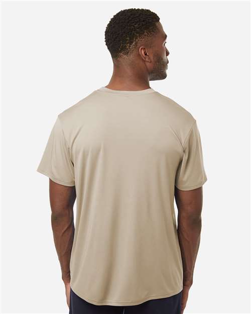 AllPro 48000 Men's Pro-Lock Performance T-Shirt - Sand - model back
