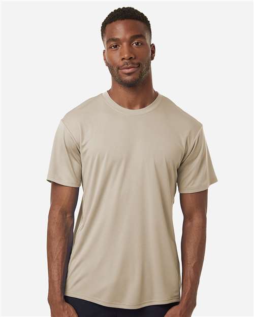 AllPro 48000 Men's Pro-Lock Performance T-Shirt - Sand - model front