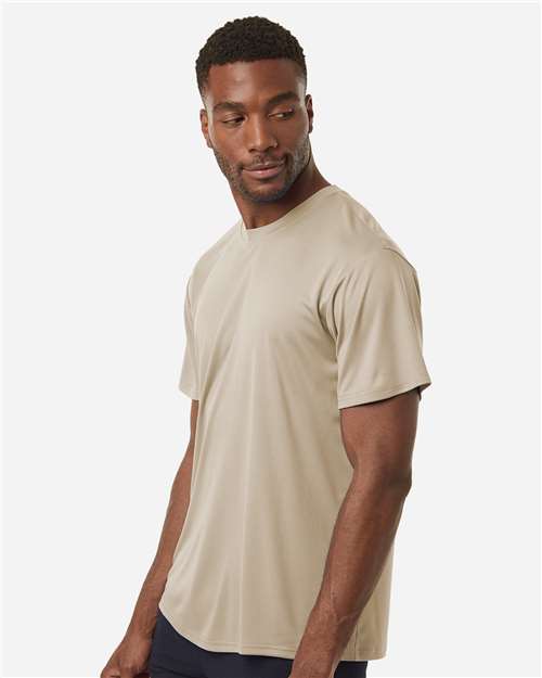 AllPro 48000 Men's Pro-Lock Performance T-Shirt - Sand - model side