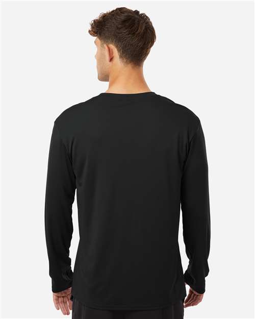 AllPro 48400 Unisex Pro-Lock Performance Long Sleeve T-Shirt - Black - model back