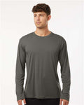 AllPro 48400 Unisex Pro-Lock Performance Long Sleeve T-Shirt - Charcoal - model front