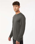 AllPro 48400 Unisex Pro-Lock Performance Long Sleeve T-Shirt - Charcoal - model side