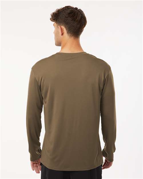 AllPro 48400 Unisex Pro-Lock Performance Long Sleeve T-Shirt - Cigar - model back