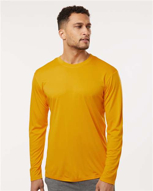 AllPro 48400 Unisex Pro-Lock Performance Long Sleeve T-Shirt - Gold - model front