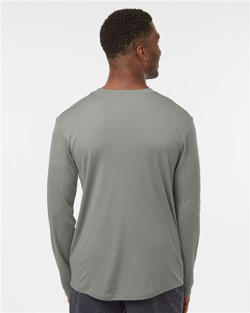 AllPro 48400 Unisex Pro-Lock Performance Long Sleeve T-Shirt - Greystone - model back