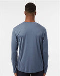AllPro 48400 Unisex Pro-Lock Performance Long Sleeve T-Shirt - Heather Navy - model back