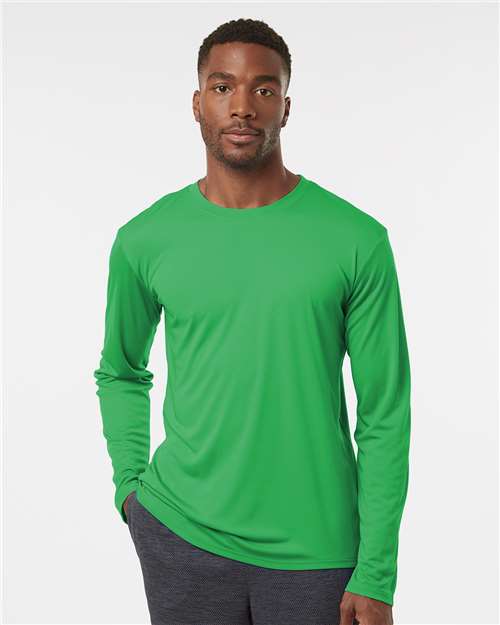 AllPro 48400 Unisex Pro-Lock Performance Long Sleeve T-Shirt - Kelly Green - model front