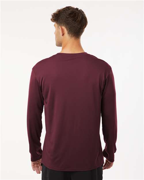 AllPro 48400 Unisex Pro-Lock Performance Long Sleeve T-Shirt - Maroon - model back