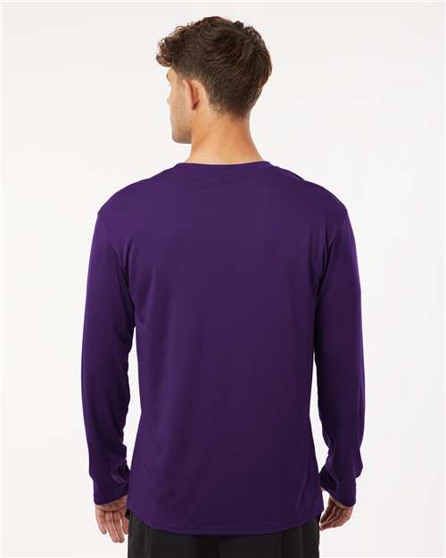 AllPro 48400 Unisex Pro-Lock Performance Long Sleeve T-Shirt - Purple - model back