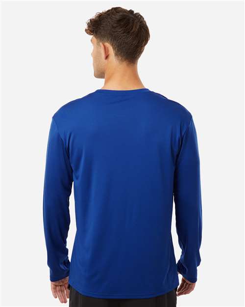 AllPro 48400 Unisex Pro-Lock Performance Long Sleeve T-Shirt - Royal - model back