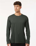 AllPro 48400 Unisex Pro-Lock Performance Long Sleeve T-Shirt - Smoke - model front