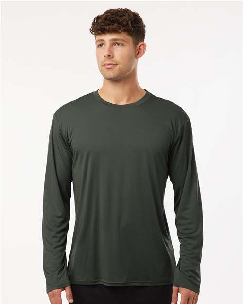 AllPro 48400 Unisex Pro-Lock Performance Long Sleeve T-Shirt - Smoke - model front