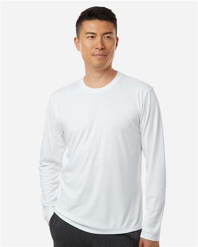 AllPro 48400 Unisex Pro-Lock Performance Long Sleeve T-Shirt - White - model front