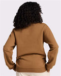 Jerzees 562MR NuBlend Crewneck Sweatshirt - Golden Pecan - model back