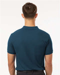 AllPro 62800 Men's Pique Polo - Atlantic Blue - model back