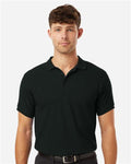 AllPro 62800 Men's Pique Polo - Black - model front