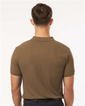 AllPro 62800 Men's Pique Polo - Cigar - model back