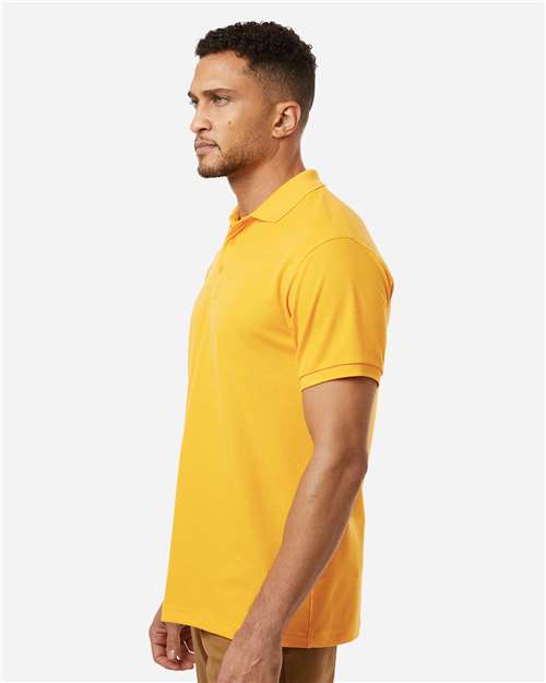 AllPro 62800 Men's Pique Polo - Daisy - model side