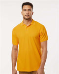 AllPro 62800 Men's Pique Polo - Gold - model front