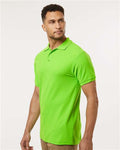 AllPro 62800 Men's Pique Polo - Lime - model side