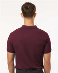 AllPro 62800 Men's Pique Polo - Maroon - model back