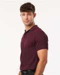 AllPro 62800 Men's Pique Polo - Maroon - model side