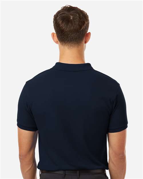 AllPro 62800 Men's Pique Polo - Navy - model back