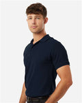 AllPro 62800 Men's Pique Polo - Navy - model side