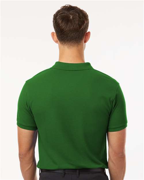 AllPro 62800 Men's Pique Polo - Olive Green - model back