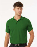 AllPro 62800 Men's Pique Polo - Olive Green - model front