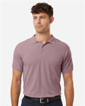 AllPro 62800 Men's Pique Polo - Deep Lavender - model front
