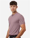 AllPro 62800 Men's Pique Polo - Deep Lavender - model side