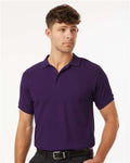 AllPro 62800 Men's Pique Polo - Purple - model front
