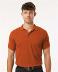 AllPro 62800 Men's Pique Polo - Rust - model front