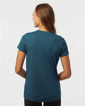 AllPro 48000L Women's Pro-Lock Performance T-Shirt - Atlantic Blue - model back