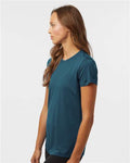 AllPro 48000L Women's Pro-Lock Performance T-Shirt - Atlantic Blue - model side