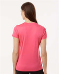 AllPro 48000L Women's Pro-Lock Performance T-Shirt - Bright Pink - model back