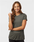 AllPro 48000L Women's Pro-Lock Performance T-Shirt - Charcoal - model front