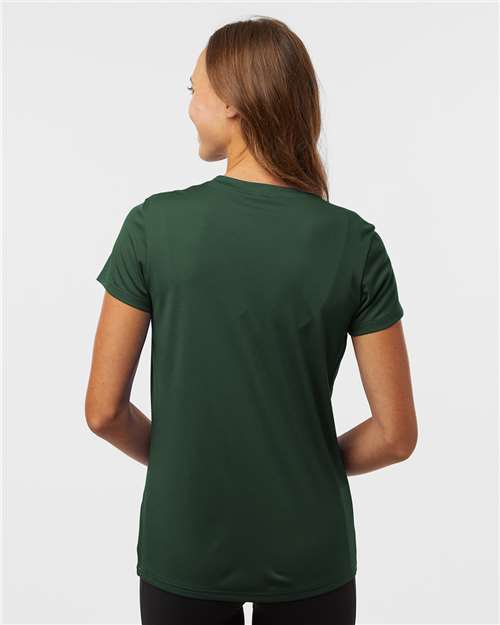 AllPro 48000L Women's Pro-Lock Performance T-Shirt - Forest Green - model back
