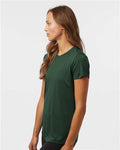 AllPro 48000L Women's Pro-Lock Performance T-Shirt - Forest Green - model side