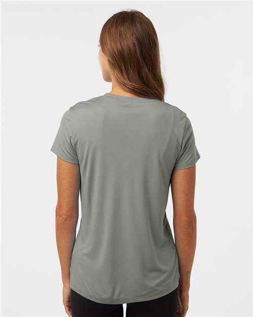 AllPro 48000L Women's Pro-Lock Performance T-Shirt - Greystone - model back
