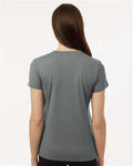 AllPro 48000L Women's Pro-Lock Performance T-Shirt - Heather Granite - model back