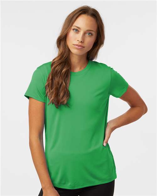 AllPro 48000L Women's Pro-Lock Performance T-Shirt - Kelly Green - model front