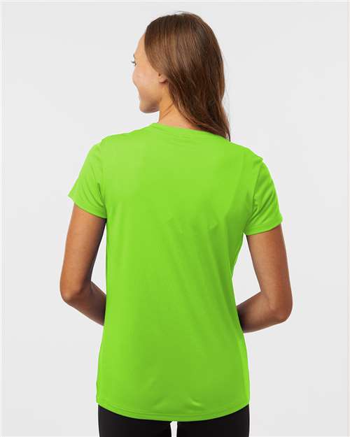 AllPro 48000L Women's Pro-Lock Performance T-Shirt - Lime - model back