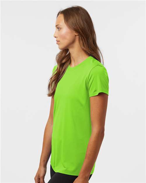 AllPro 48000L Women's Pro-Lock Performance T-Shirt - Lime - model side
