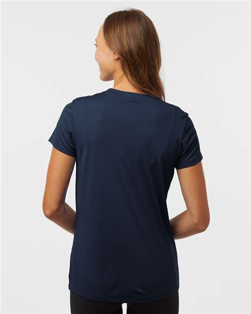 AllPro 48000L Women's Pro-Lock Performance T-Shirt - Navy - model back