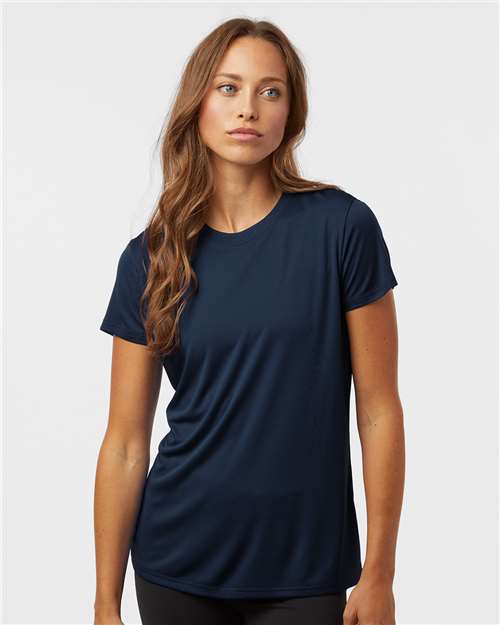 AllPro 48000L Women's Pro-Lock Performance T-Shirt - Navy - model front