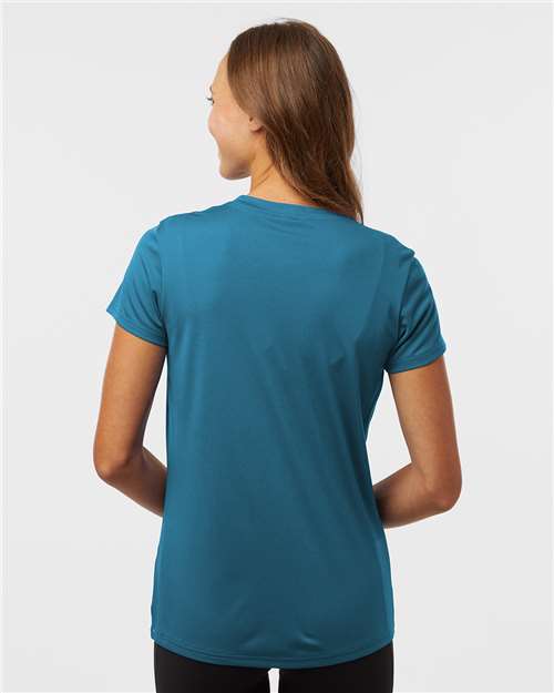 AllPro 48000L Women's Pro-Lock Performance T-Shirt - Pacific Blue - model back